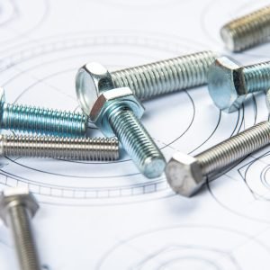 detail shot of Architectural blueprints.